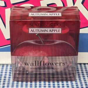 Slatkin & Co / BBW Autumn Apple Wallflowers Home Fragrance Refills 2 Pack Rare